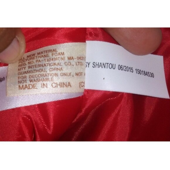 Dan Dee Collectors Choice Rudolph the red-nosed Reindeer Stocking velvet red 19" - Picture 7 of 7